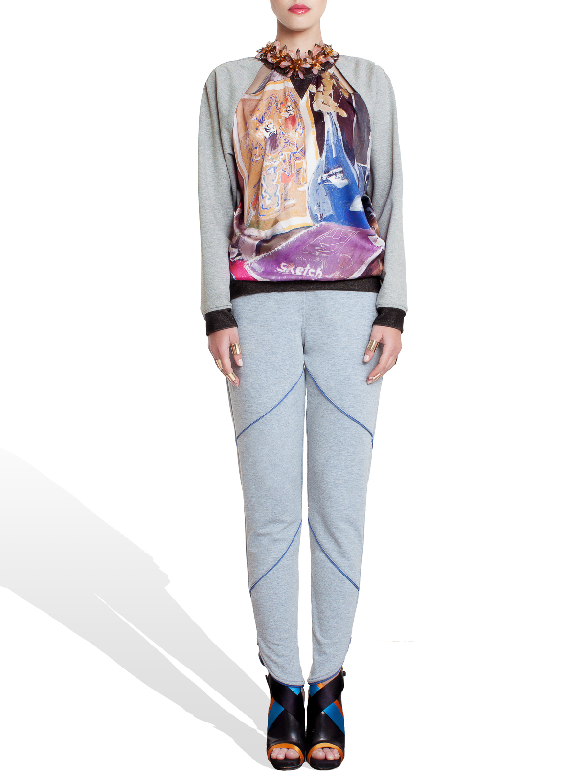 Paper Stamp SWEATSHIRT front